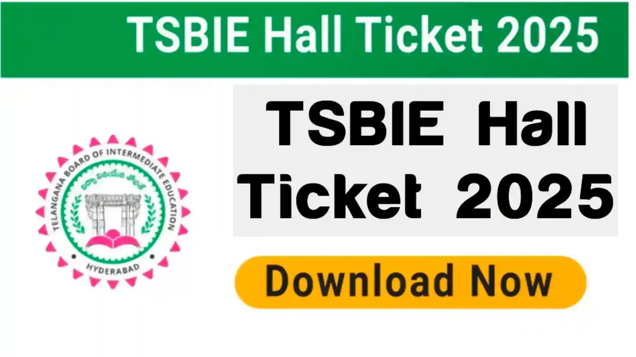 TSBIE Hall Ticket 2025
